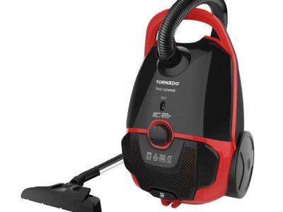 مكنسة كهربائية توريندو، 1600 وات، اسود واحمر