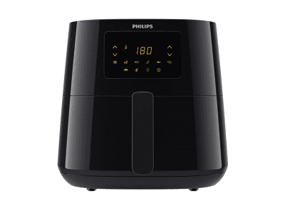 قلاية كهربائية بدون زيت فيليبس ايسينشال XL، سعة 6.2 لتر، 2000 وات، اسود
