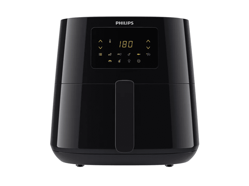 قلاية كهربائية بدون زيت فيليبس ايسينشال XL، سعة 6.2 لتر، 2000 وات، اسود