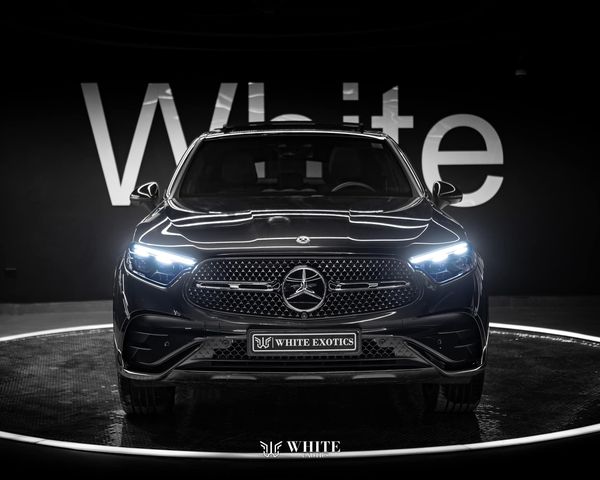 Mercedes Benz GLC300 Coupe heavily loaded