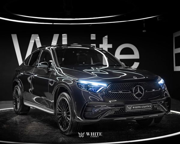 Mercedes Benz GLC300 Coupe heavily loaded