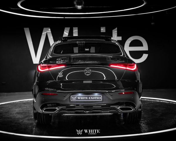 Mercedes Benz GLC300 Coupe heavily loaded